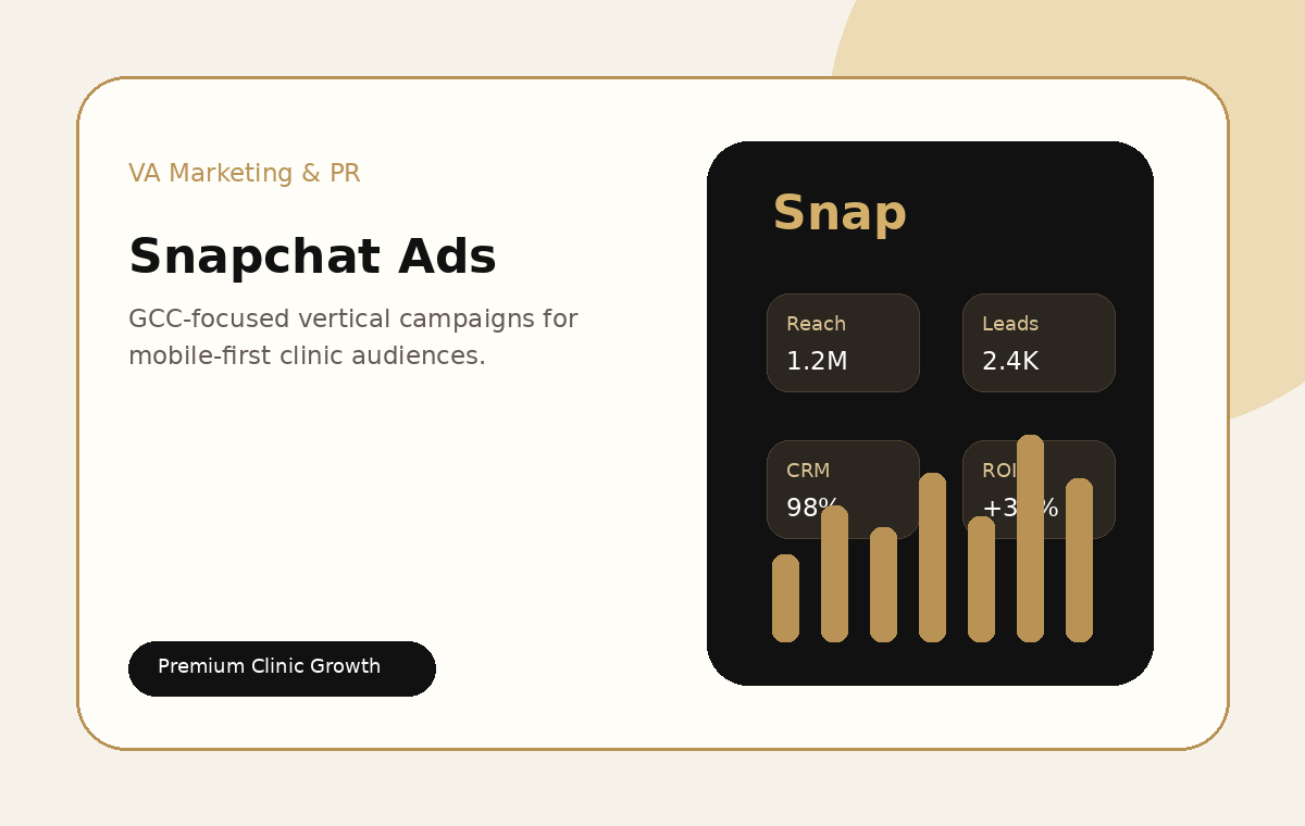 Snapchat Ads for Clinics